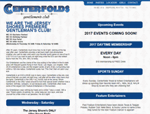 Tablet Screenshot of centerfoldsnj.com